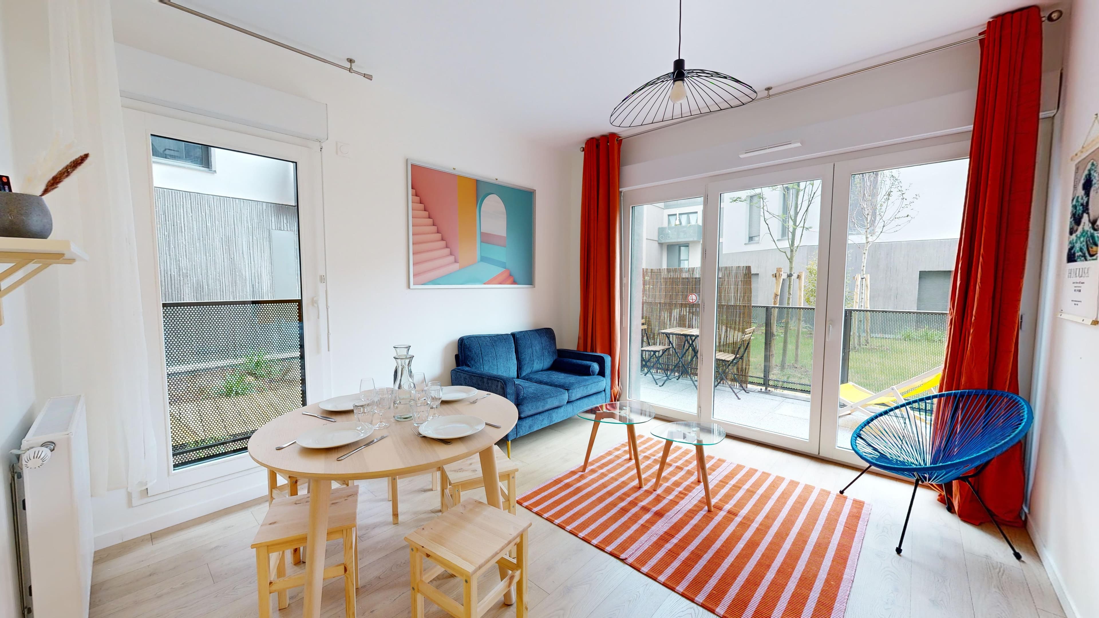 Séjour du logement Bobillot, Montreuil